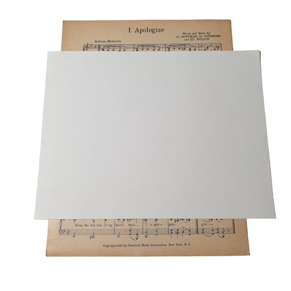 I Apologize 1931 Champ Butler Vintage Sheet Music Piano Voice Easy Listening - Picture 2 of 2